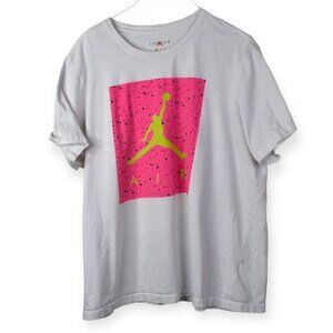 Air Jordan T-Shirt XXL Mens Poolside 100% Cotton Crew Graphic Tee Short Sleeve
